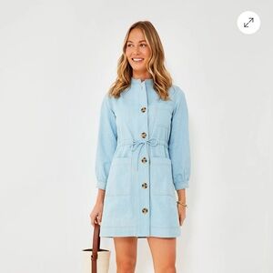 Chambray Crosby Dress from Tuckernuck